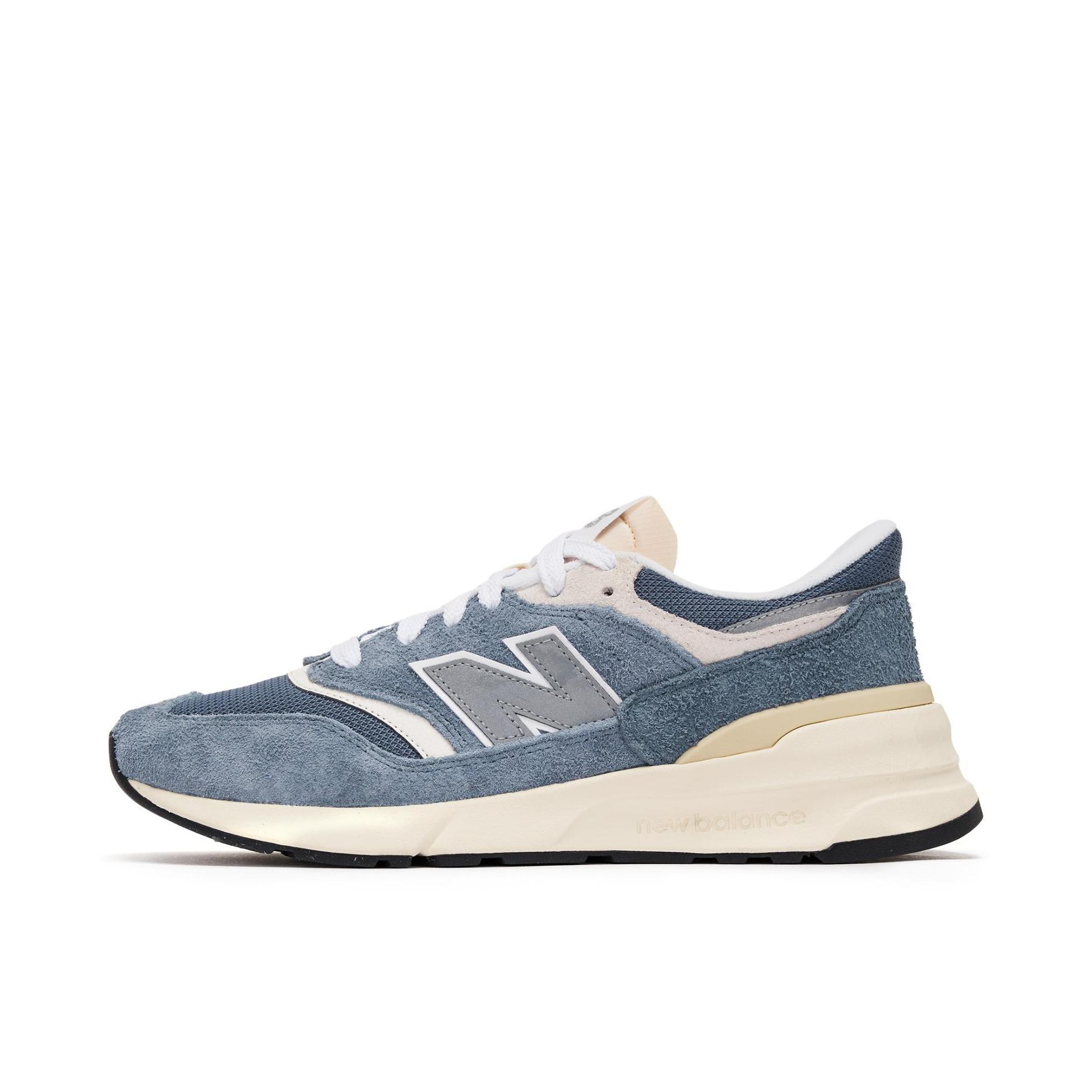 推荐商品：New Balance 997 时尚复古 防滑耐磨 透气舒适 运动休闲鞋 牛仔蓝/米色