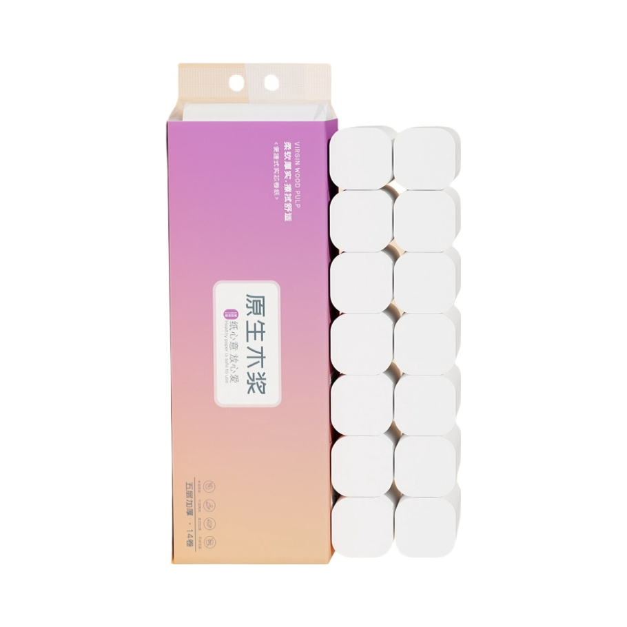 推荐商品：织梦 原生木浆 5层无芯卷纸
