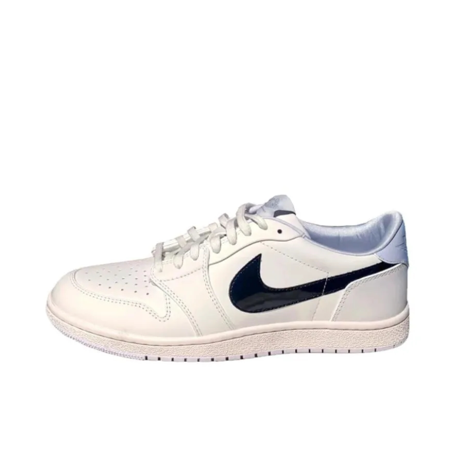 推荐商品：Air Jordan 1 板鞋 运动休闲鞋 复古潮流支撑合成革 85 Wings 低帮/白色/黑色/法国蓝