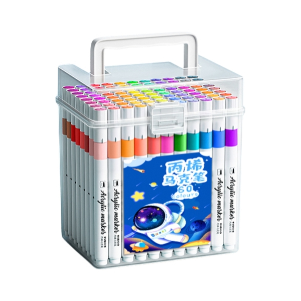 推荐商品：舒星 BXMKB-1 宇航员款 丙烯单头马克笔 盒装