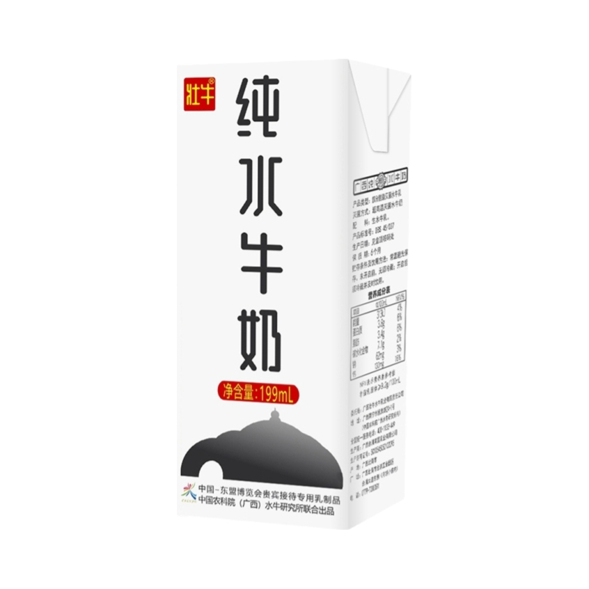 推荐商品：广西壮牛 纯水牛奶 盒装