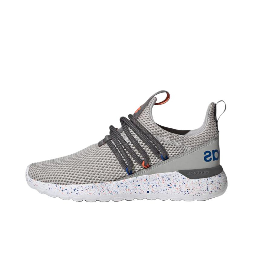 推荐商品：adidas Lite Racer Adapt 3 跑鞋 轻便舒适透气缓震防滑耐磨一脚蹬轻运动 大童/灰色/黑色