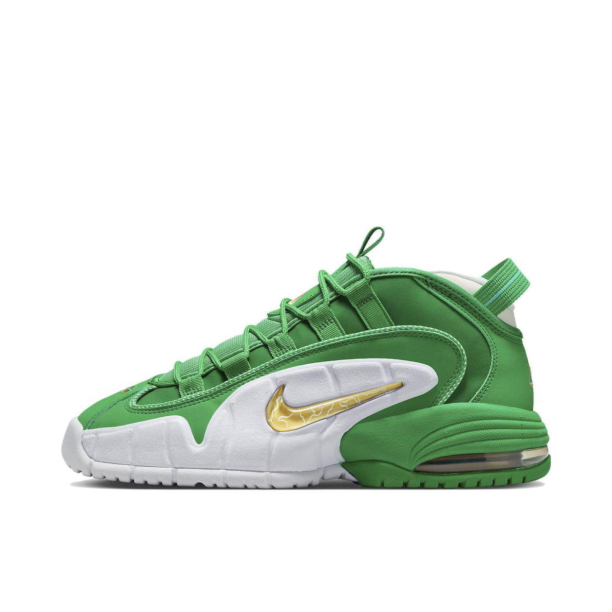 推荐商品：Nike Air Max Penny 1 哈达威 防滑耐磨 减震 复古 实战主场 运动 舒适 篮球鞋 女款/绿色
