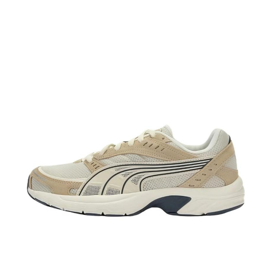 推荐商品：Puma/彪马 C25K 运动休闲鞋 拼接低帮复古 雪白色/松砂色/灰色