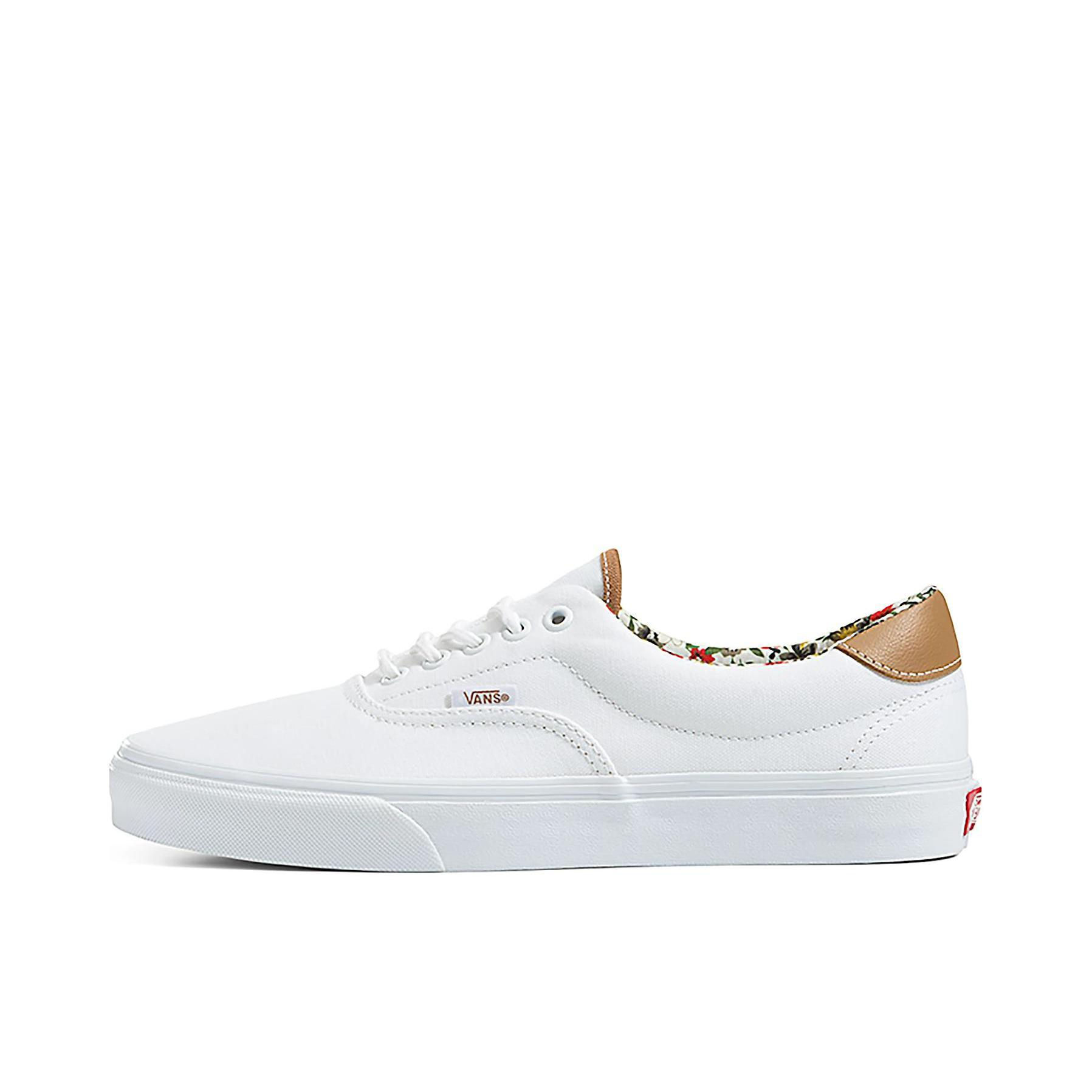 推荐商品：Vans/范斯 Era 59 耐磨 帆布鞋 白色/金色