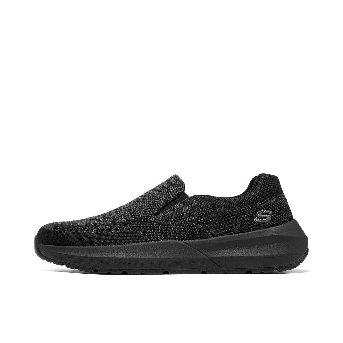 推荐商品：Skechers/斯凯奇 轻质透气 耐磨 一脚蹬 运动 舒适软底 休闲鞋 210674 黑色