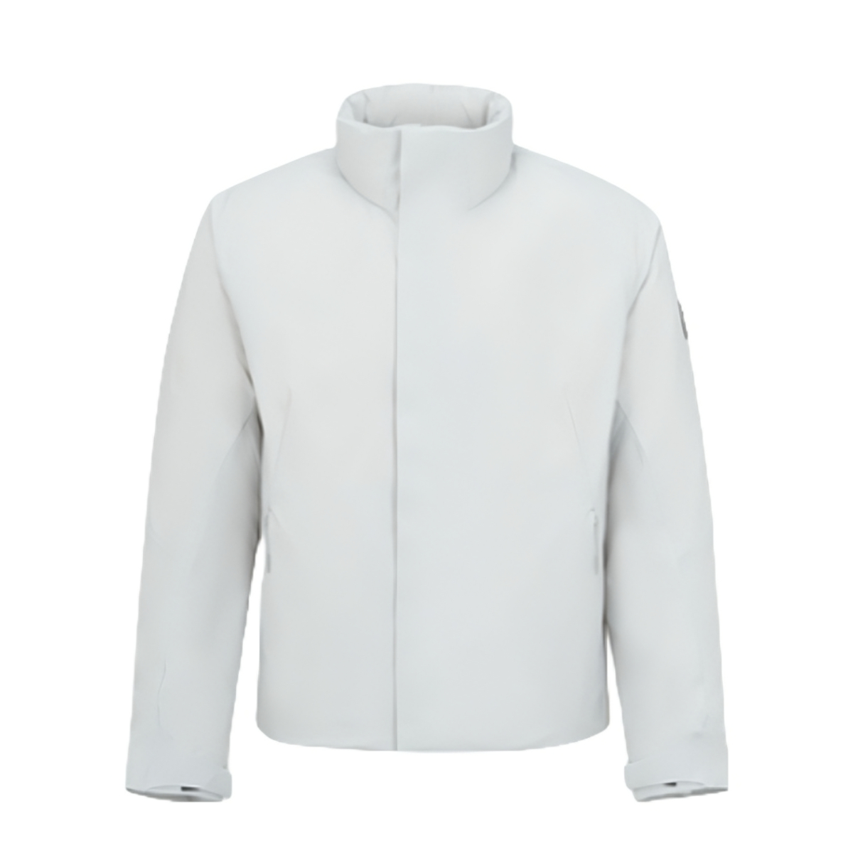 DESCENTE/迪桑特 纯色鸭绒短款小立领羽绒服 D4131DDJ81 LIGHT GRAY