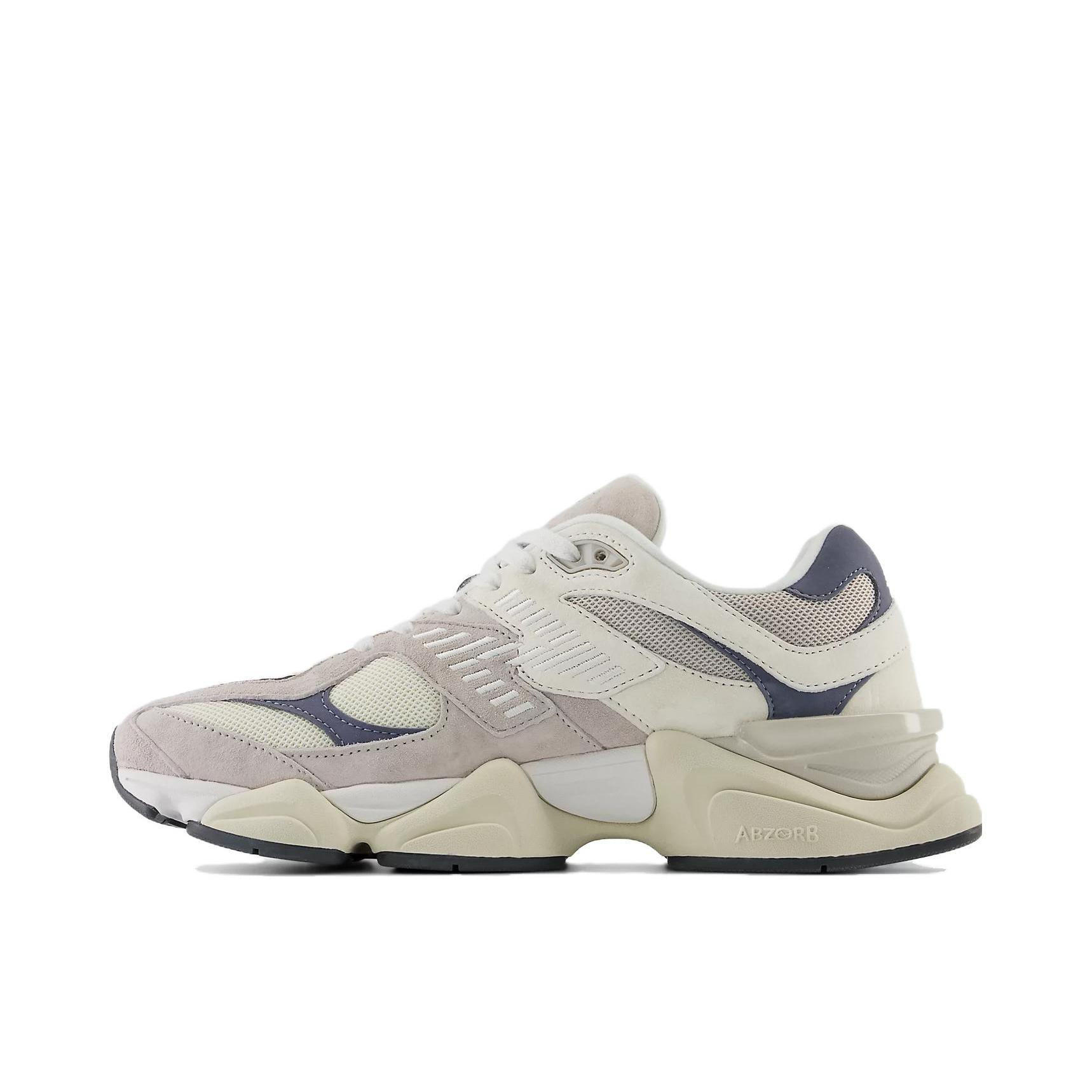 推荐商品：New Balance 9060 跑鞋 绒面革舒适减震网面透气防滑耐磨拼接复古增高圆头贴合耐穿 灰色/米白