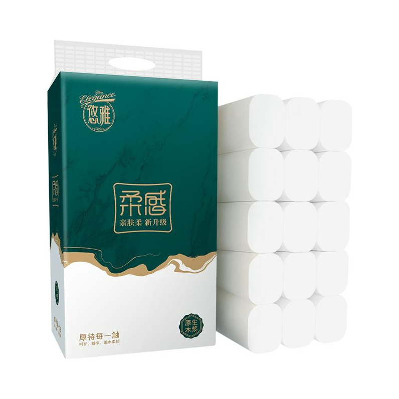 推荐商品：悠雅 柔感 5层无芯卷筒纸