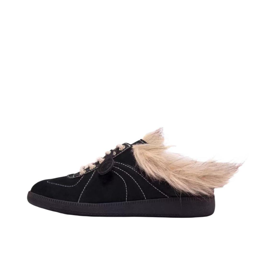 推荐商品：MATNUT MULE SLIPPERS 运动休闲鞋 复古厚底舒适 黑色