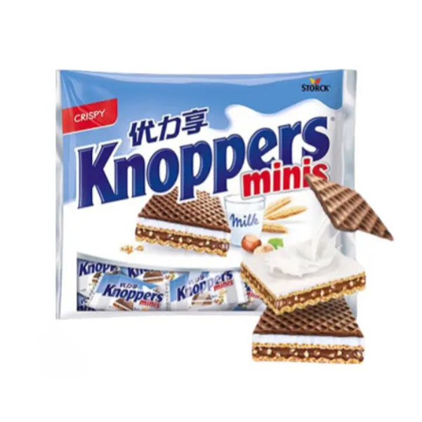 推荐商品：Knoppers/优力享 五层夹心牛奶威化饼干 25g 独立袋装 进口解馋代餐