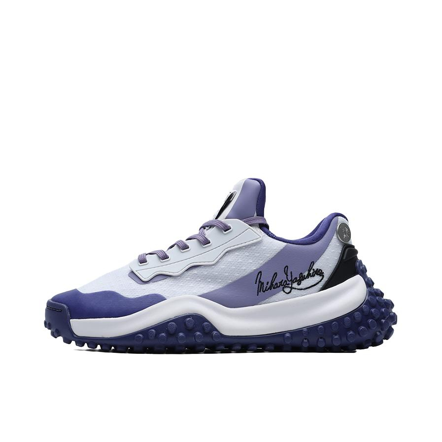 推荐商品：FILA/斐乐 x Mihara FM-9 舒适轻便 防滑耐磨 减震透气 合成革 织物 网布 运动休闲鞋 三原康裕联名/淡丁香/拂晓色