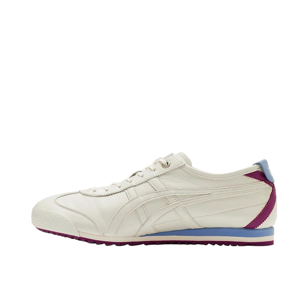 推荐商品：Onitsuka Tiger Mexico 66 德训鞋 运动休闲鞋 复古轻便透气舒适百搭防滑 白色/浅蓝色