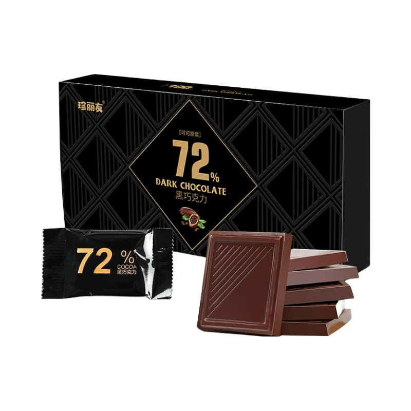 推荐商品：珍丽友 黑巧克力 130g 盒装 72%