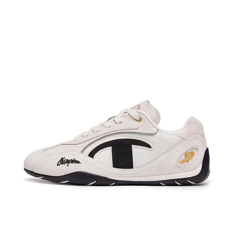 推荐商品：Champion/冠军 Champ 2K Racer Hi 赛车鞋 织物百搭简约复古时尚 黑色/白色