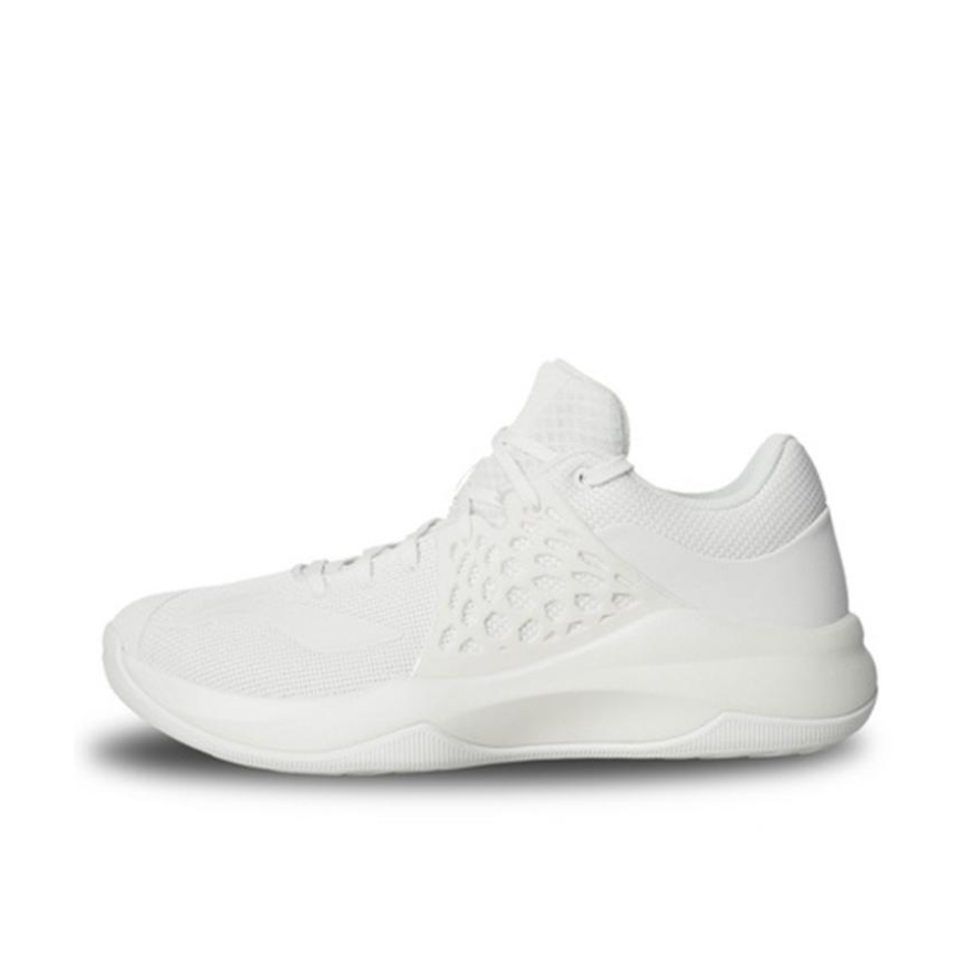 推荐商品：李宁 音速7 篮球鞋 减震防滑耐磨透气回弹一体织实战支撑 纯白Low