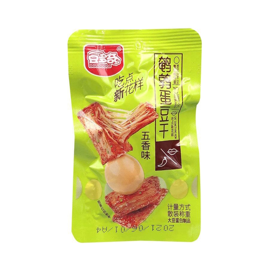 推荐商品：豆多奇 鹌鹑蛋豆干 散装 五香味