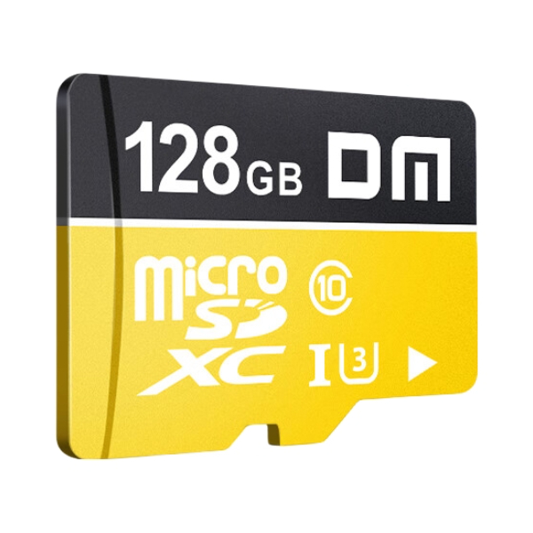 推荐商品：DM TF内存卡 适用手机 U3 黄卡