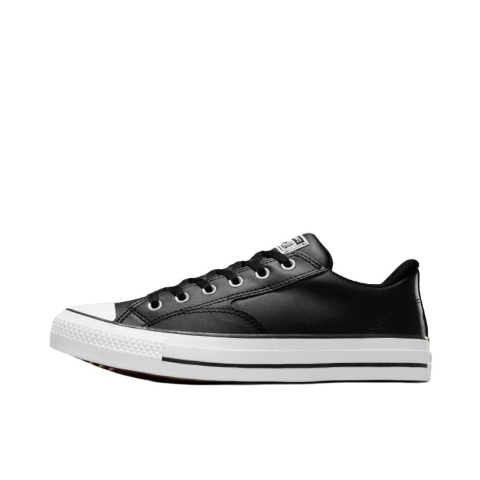 推荐商品：Converse/匡威 Chuck Taylor All Star Malden Street 帆布鞋 复古舒适轻便防滑耐磨支撑圆头高帮 低帮/革面/黑色/白色