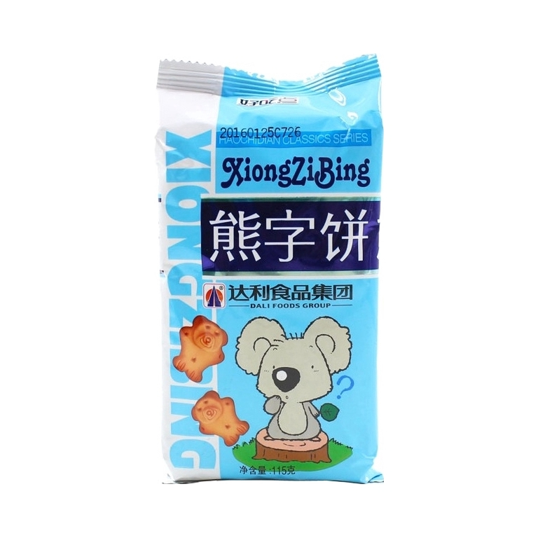 推荐商品：好吃点 熊字饼干 115g 袋装 吃货下午茶卡通追剧