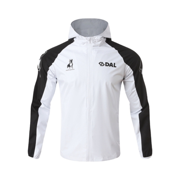 推荐商品：soccer junky 连帽长袖训练足球服 CP23807 白