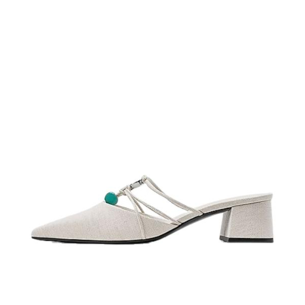 推荐商品：CHARLES&KEITH 单鞋 尖头舒适气质 CK1-61720269 粉色/白色