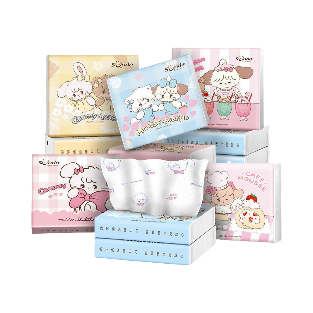 推荐商品：SUNDE/印花 mikko联名款 4层 抽纸 190*105mm