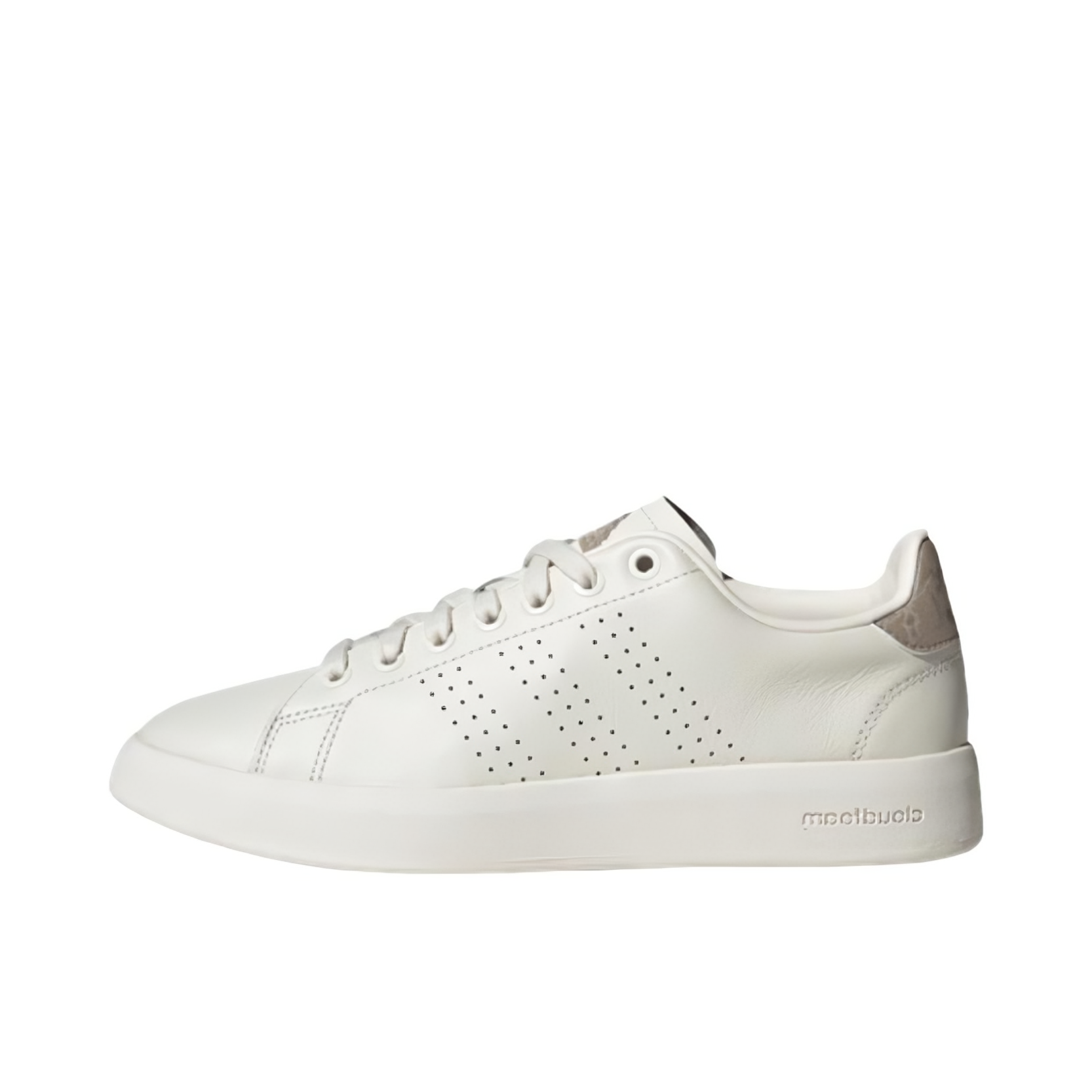 推荐商品：Adidas Advantage Premium 耐磨透气 舒适百搭 板鞋 白色/棕色