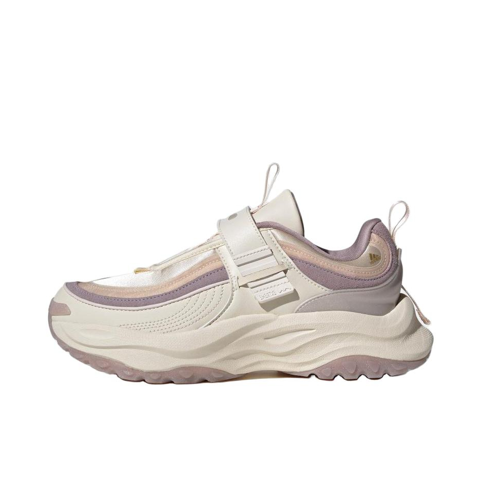 推荐商品：adidas Maxxwavy Extreme 轻运动 增高 厚底 织物 耐磨 老爹鞋 米色/紫色/肉色
