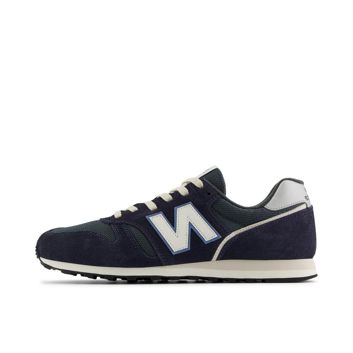 推荐商品：New Balance 373 织物 经典复古 百搭简约 网布 减震 舒适透气 防滑耐磨 低帮 合成革 马拉松 轻便缓震 运动休闲鞋 黑色/米色/蓝色