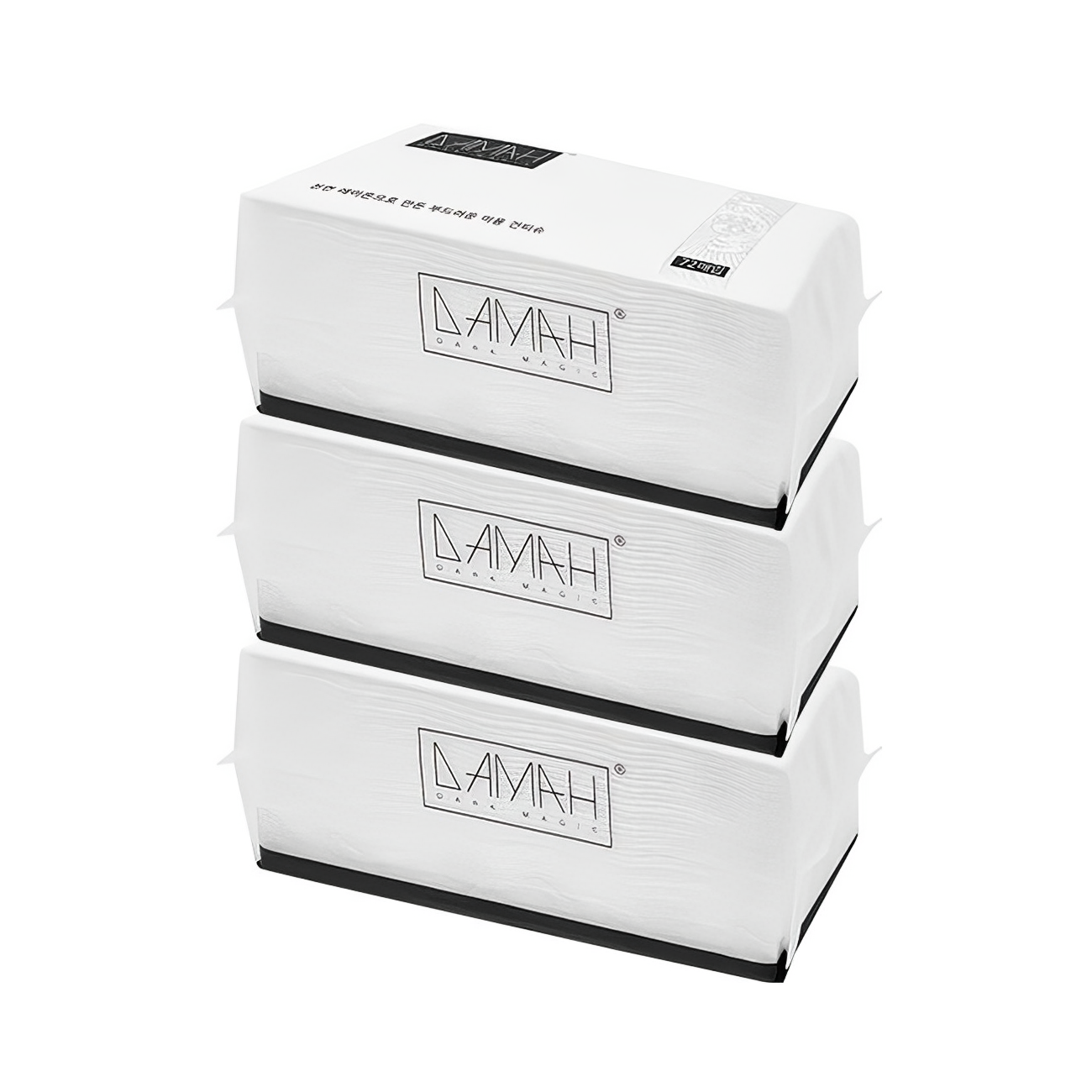 推荐商品：DAMAH/黑魔法 一次性抽取式加厚柔软亲肤洗脸巾 干湿两用 擦脸