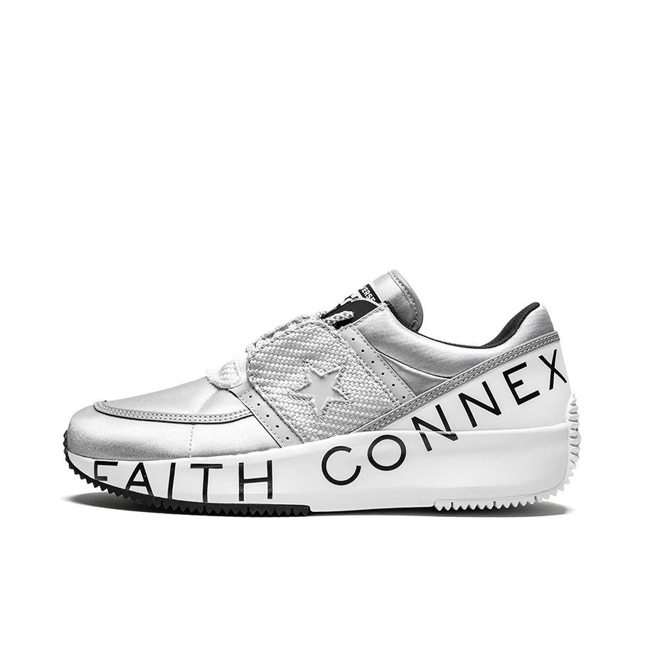 推荐商品：Converse/匡威 Run Star 防滑耐磨 减震轻便 舒适透气 织物 百搭 运动休闲鞋 Black/Silver/White Faith Connexion联名/信仰