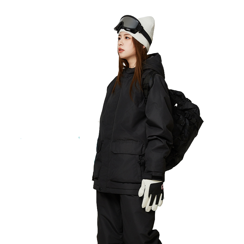 推荐商品：BBKULE/百倍客 防风防水保暖运动套装 xf-07 无垠黑