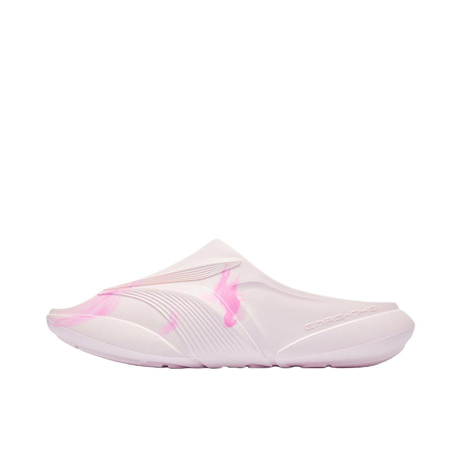 推荐商品：361度 飞飚 拖鞋 一字软底防磨沙滩户外透气外穿休闲运动 粉荔枝/羽毛白