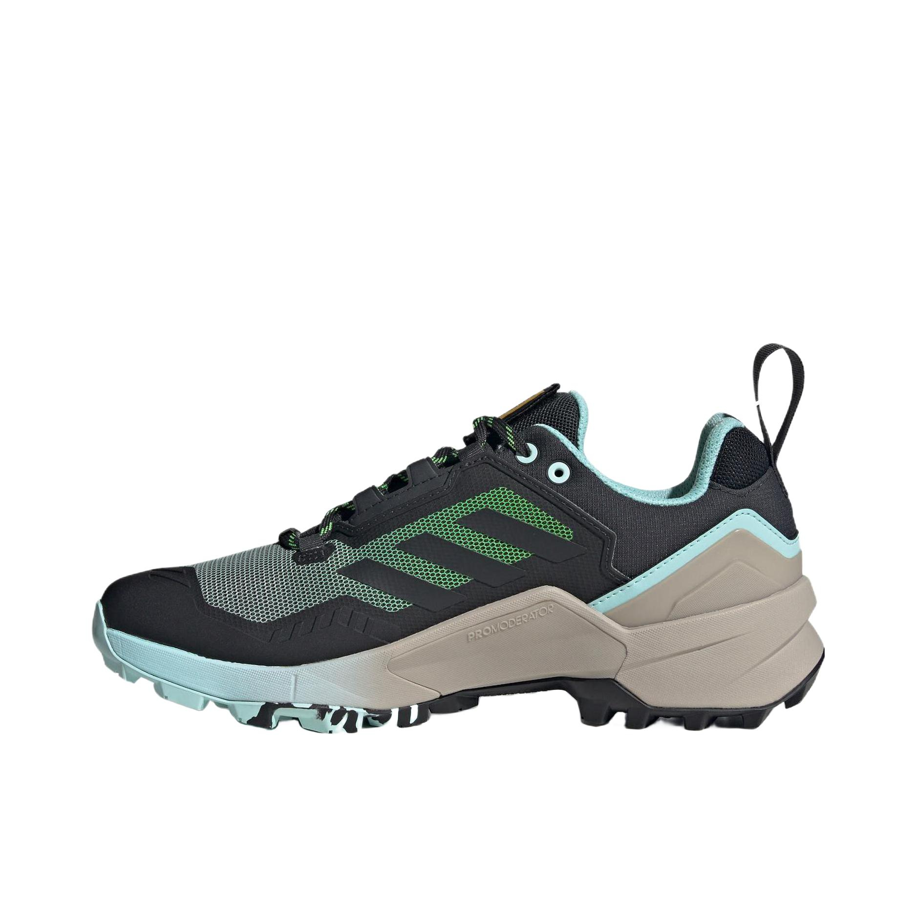 推荐商品：adidas Terrex Swift R3 GTX hiking 减震透气 防滑耐磨 舒适 防水 登山鞋 褐色/绿色/褐色
