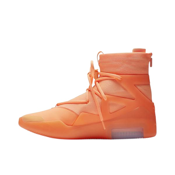 推荐商品：Nike Air Fear Of God 1潮流复古 防滑耐磨 网布 篮球鞋 FOG/Orange Pulse Fear of God联名/橙色
