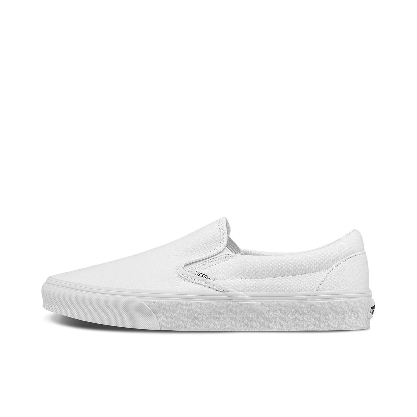 推荐商品：Vans/范斯 Classic Slip-on 防滑 简约 棋盘格 一脚蹬 百搭 休闲 帆布鞋 White 亮白