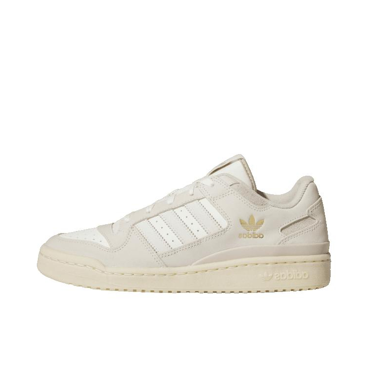 推荐商品：adidas Originals Forum 板鞋 轻便复古防滑时尚魔术贴篮球风薄底包裹性 象牙白/沙棕