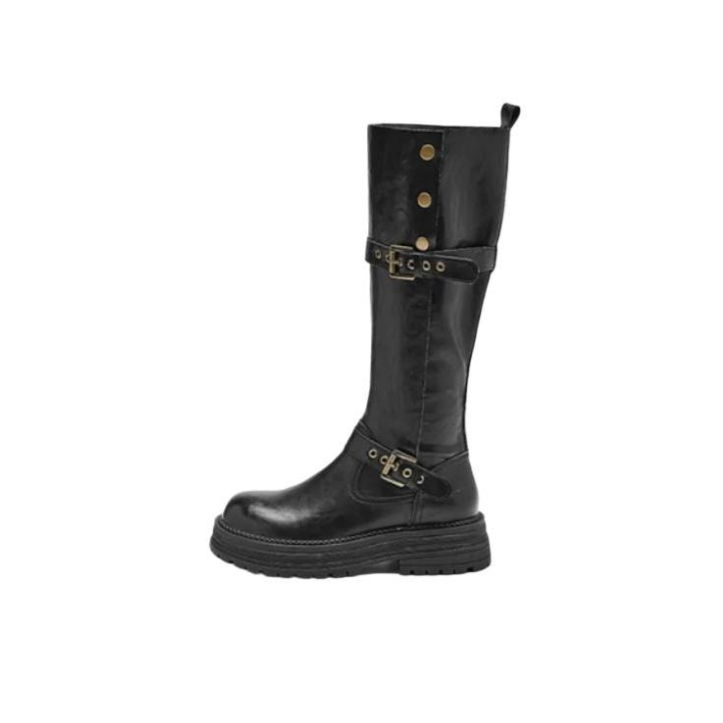 推荐商品：AGSDON BOOTS系列 时装靴 时尚复古气质 春秋款/黑色
