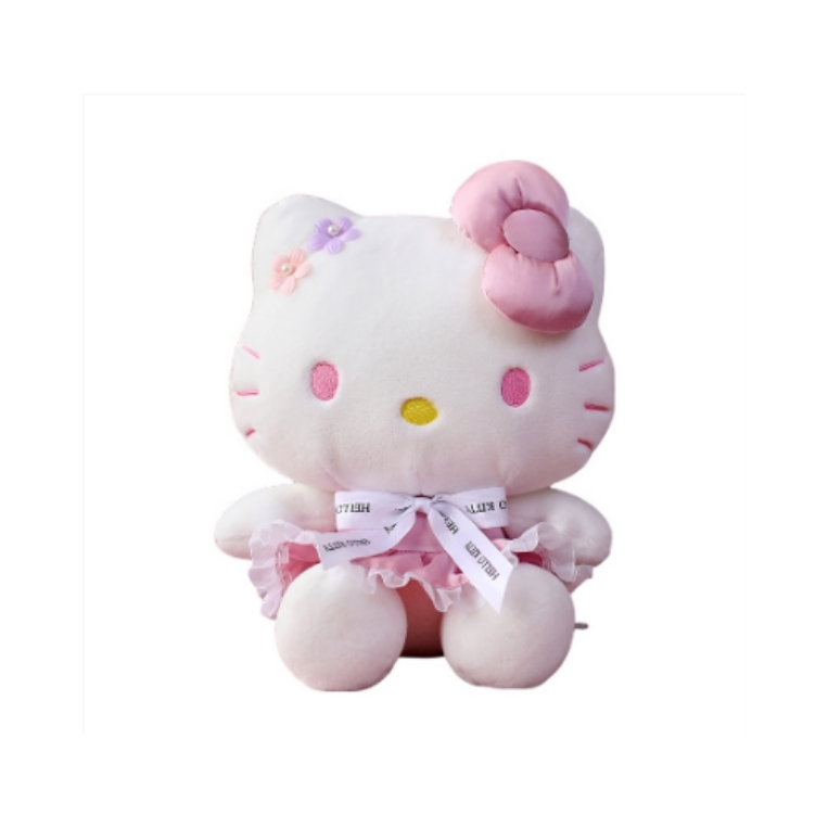 推荐商品：蜗蜗城 猫公仔系列 花朵kt 毛绒玩具