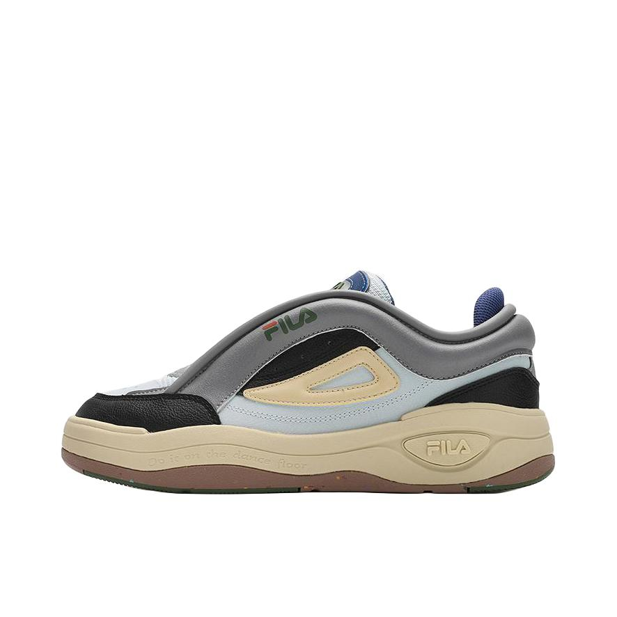 推荐商品：FILA/斐乐 MIX 2 板鞋 合成革织物防滑耐磨舒适增高复古轻便 幻象蓝/黑-IA