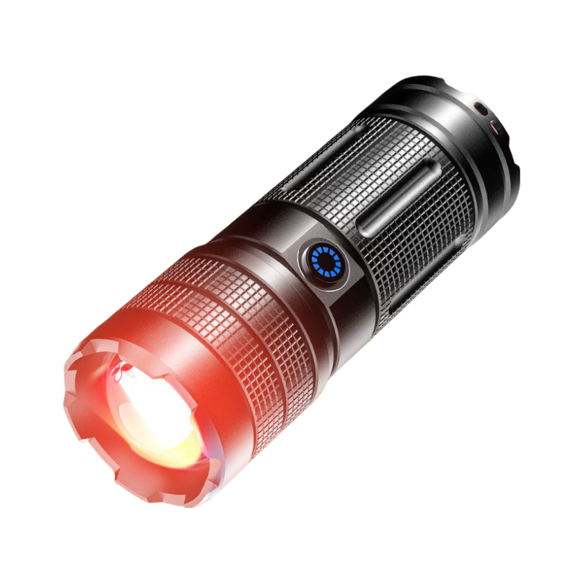 推荐商品：神鱼 专业 四光源 手电筒 