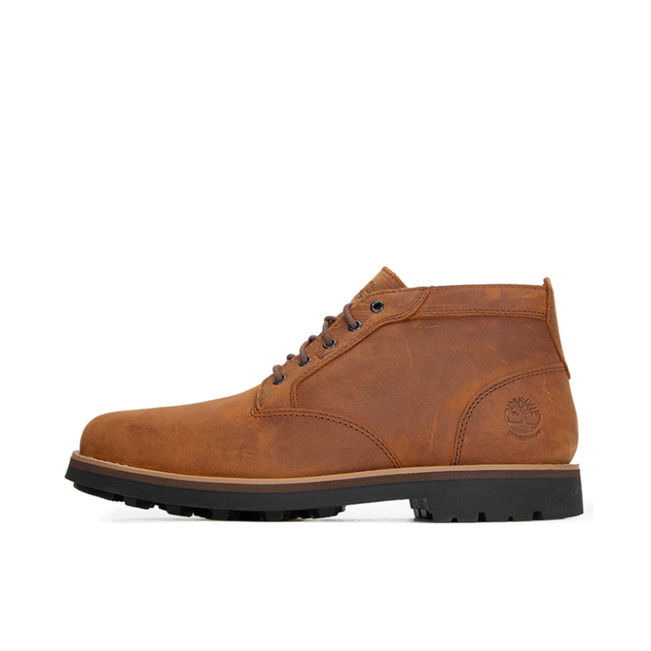 推荐商品：Timberland/添柏岚 Crestfield WP Chukka 透气 耐磨 马丁靴 褐色/黑色
