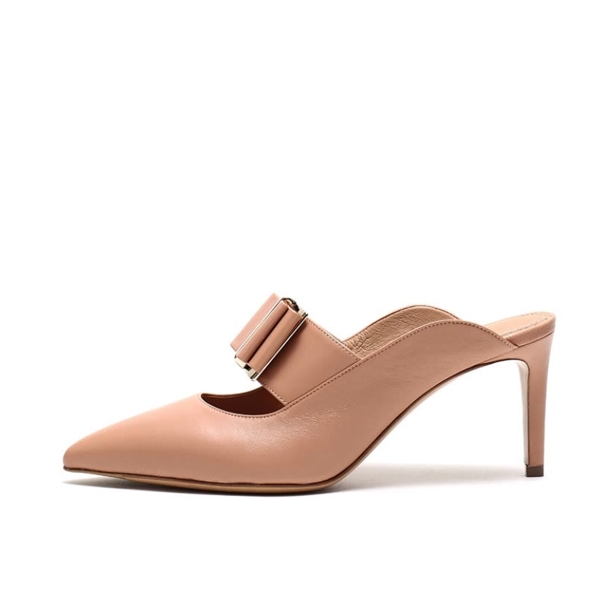 Salvatore Ferragamo 羊皮尖头 高跟鞋 0724997