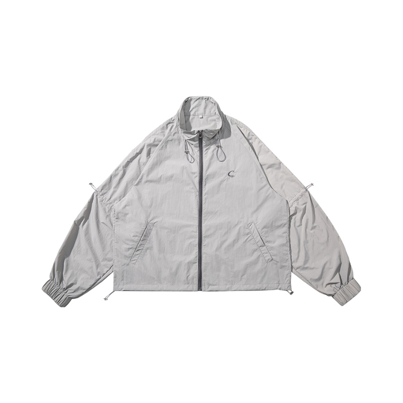 推荐商品：CLAMISGOLD 未来灰UPF50+防晒衣骑行服套装 男女同款 CASD-3001 灰上衣