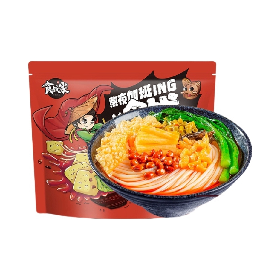 推荐商品：食战家 麻辣螺蛳粉 袋装 麻辣味方便