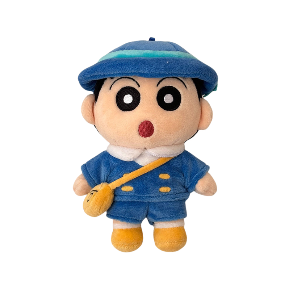 酷乐潮玩 蜡笔小新挂件 周边 蜡笔小新-小新制服挂件14cm
