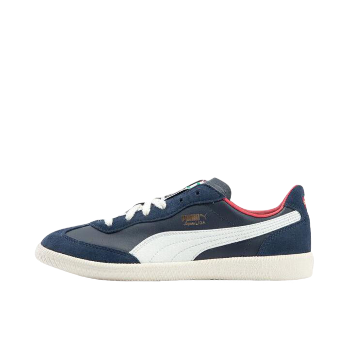 推荐商品：【朴彩英同款】 Puma/彪马 Liga 板鞋 防滑耐磨休闲减震轻便复古舒适 藏蓝