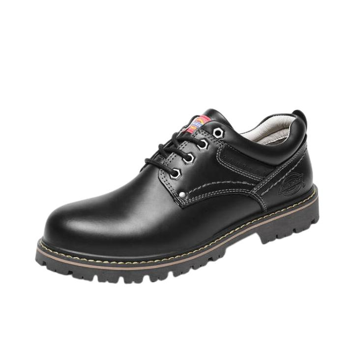 推荐商品：Dickies 工装鞋 马丁靴 耐磨复古百搭工装英伦真皮 193M50LXS32 黑色/亮面