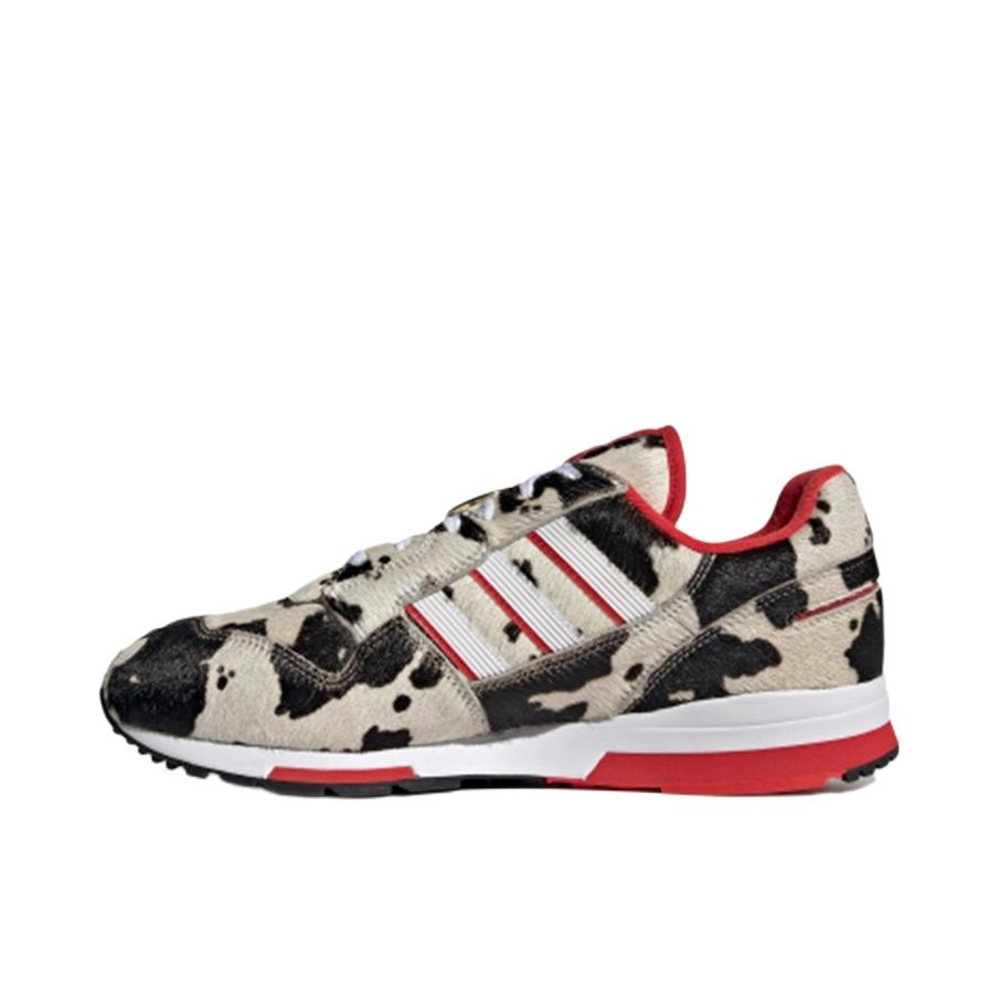 推荐商品：adidas Originals ZX 420 防滑耐磨 舒适透气 复古百搭 生活 运动休闲鞋 白色/红色/棕色